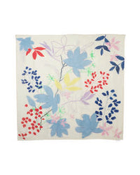 Carré Imprimé Bouquet Naïf - Multicoloris