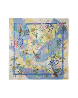 Carré Imprimé Fleurs - Multicoloris