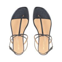 SANDALES EN SOIE DAFNE NAPPA