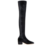 BOTTES EN VELOURS VIRGINIA POUR PIED+VELOURS