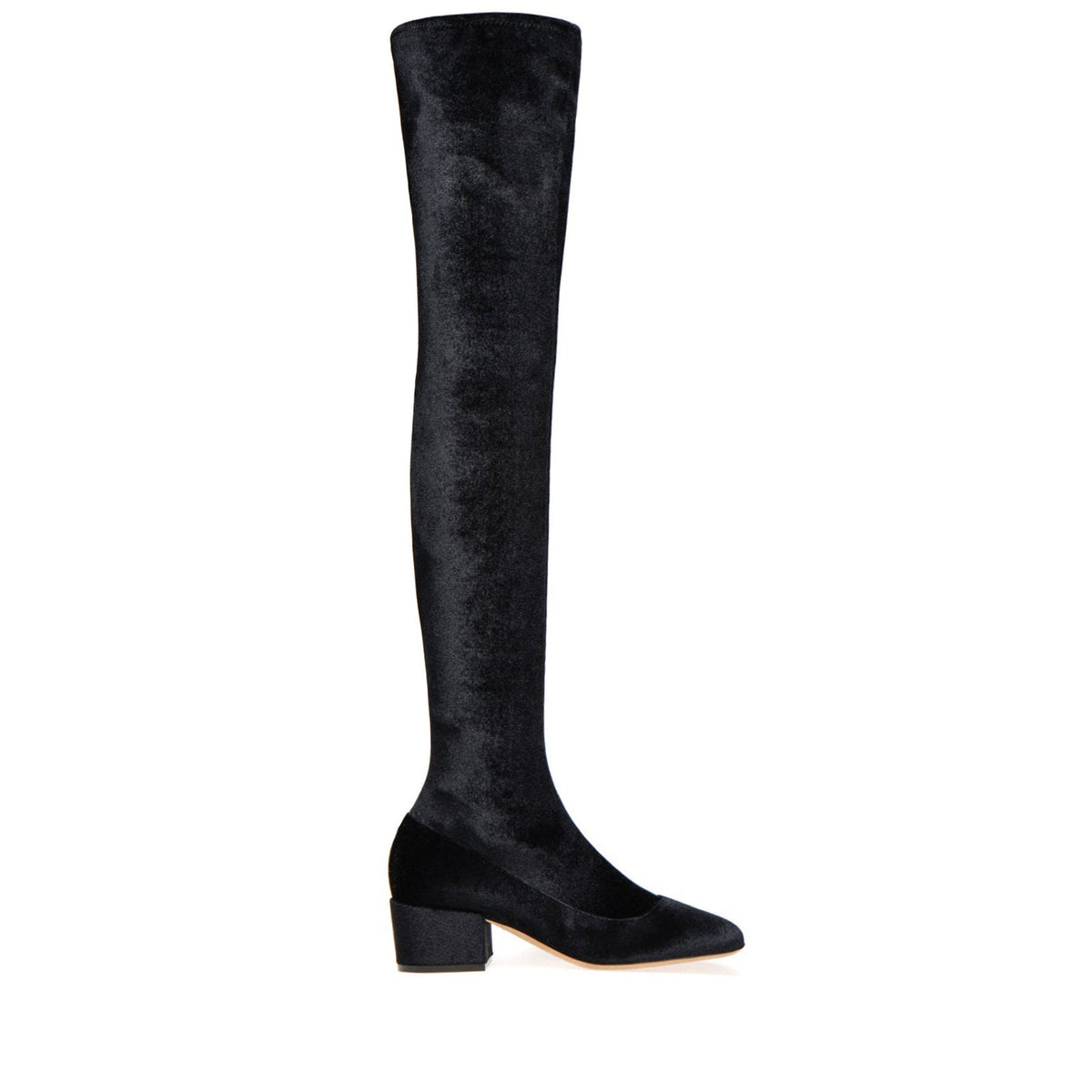 BOTTES EN VELOURS VIRGINIA POUR PIED+VELOURS