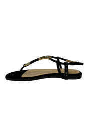 Sandales plates en daim - Nero