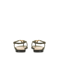 Sandales plates Twist - Dk Green