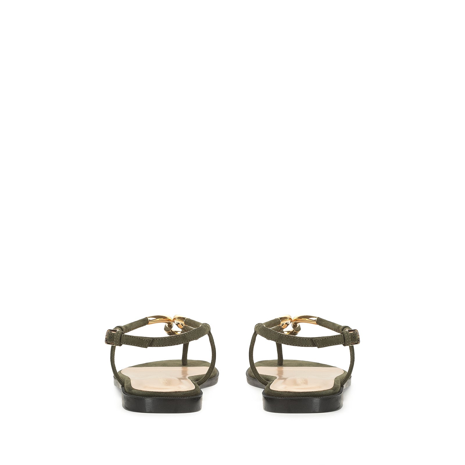 Sandales plates Twist - Dk Green
