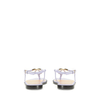 Sandales plates Twist en cuir - Wisteria