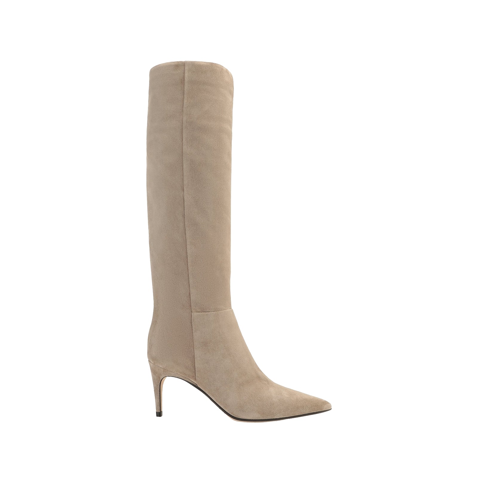 360€   Bottes Cindy 75 en cuir - Taupe