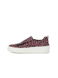 Sneakers à imprimé animal - Blush & Nero