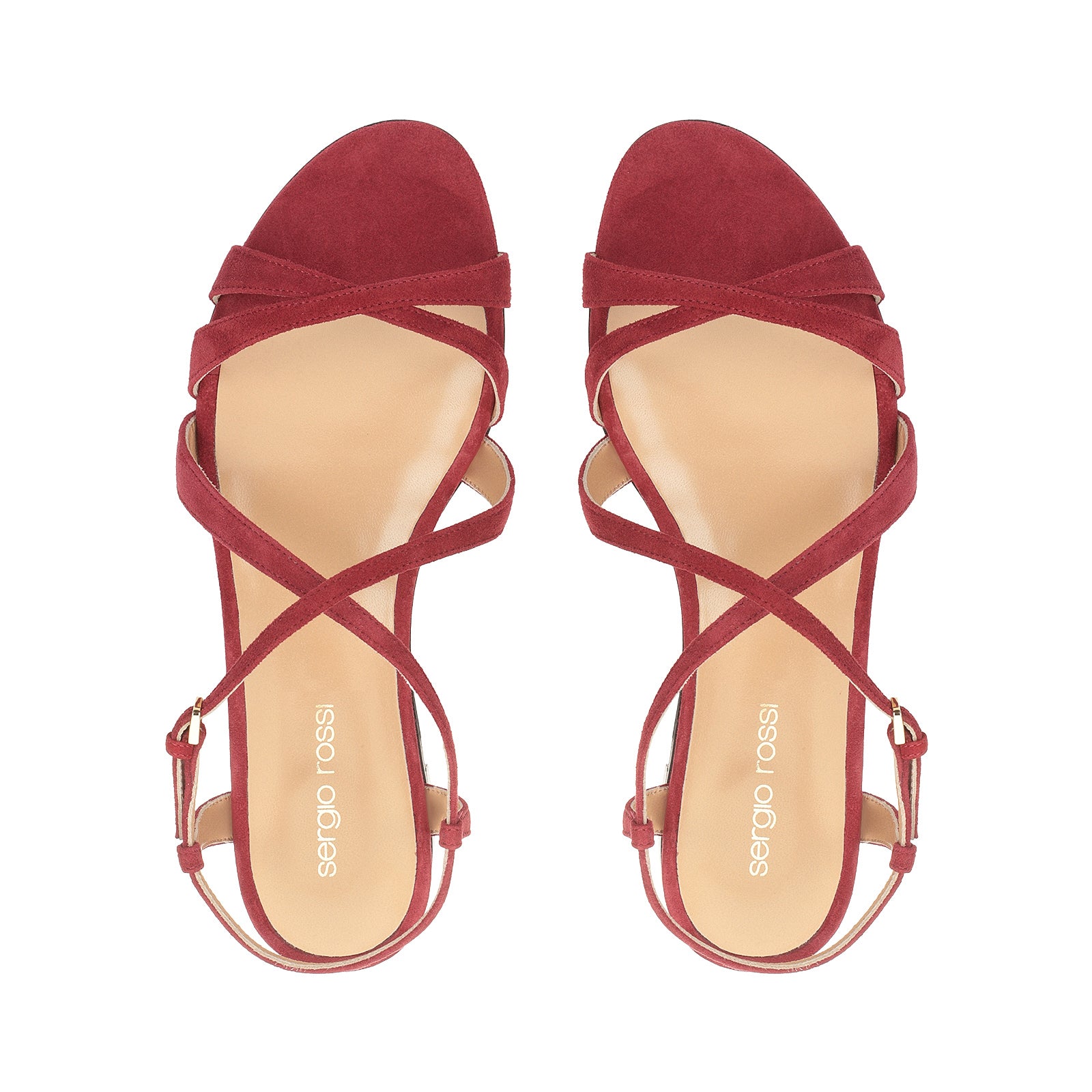 Gruppo A flat sandals - Deep Red