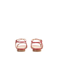 Sandales plates Gruppo A 10 - Coral Red