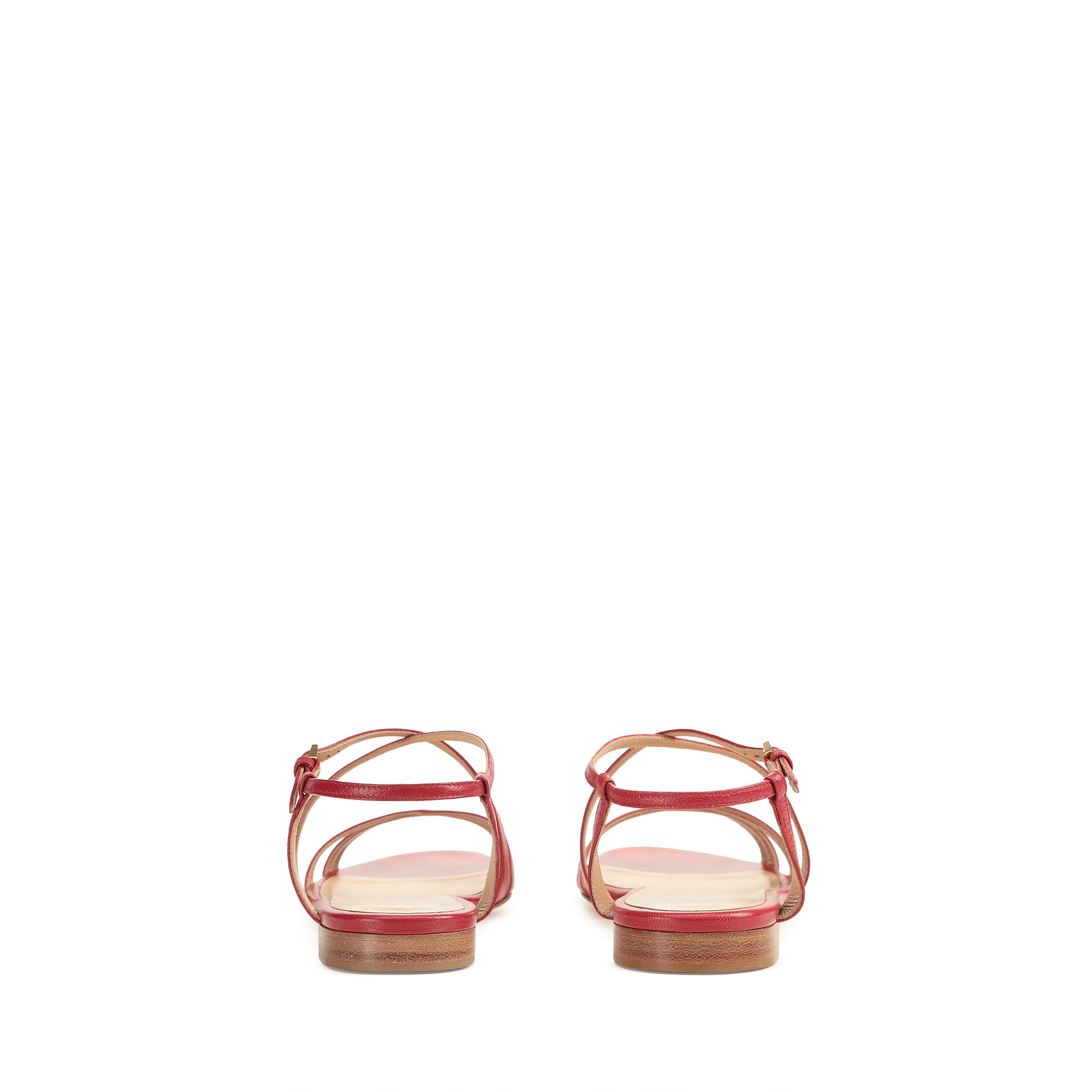 Sandales plates Gruppo A 10 - Coral Red