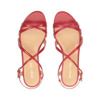 Sandales plates Gruppo A 10 - Coral Red
