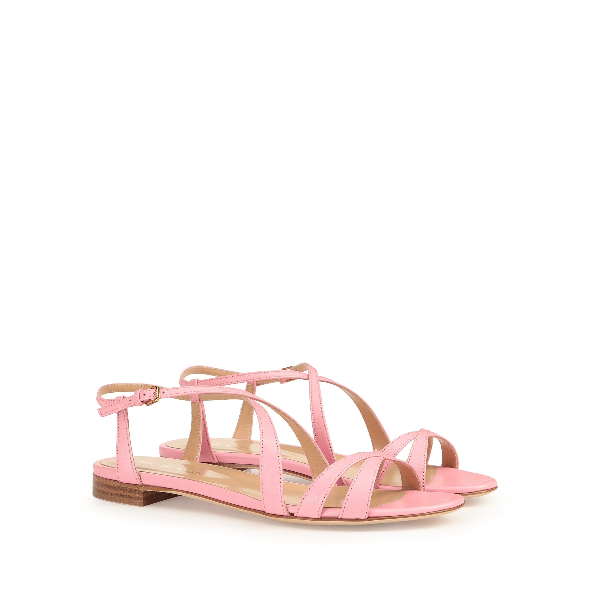 Sandales plates en cuir - Candy