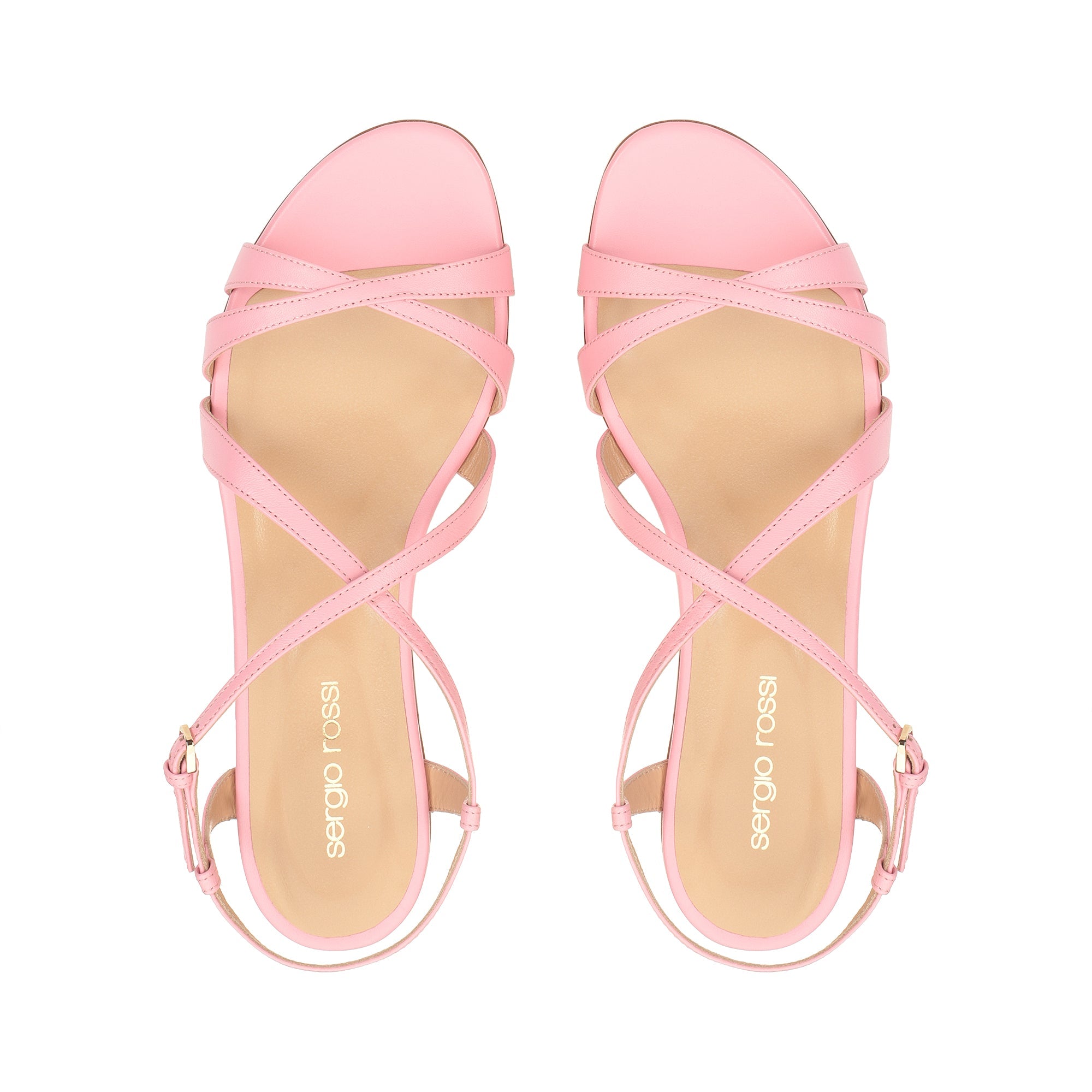 Sandales plates en cuir - Candy