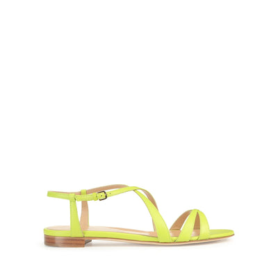 Gruppo A flat sandals - Neon