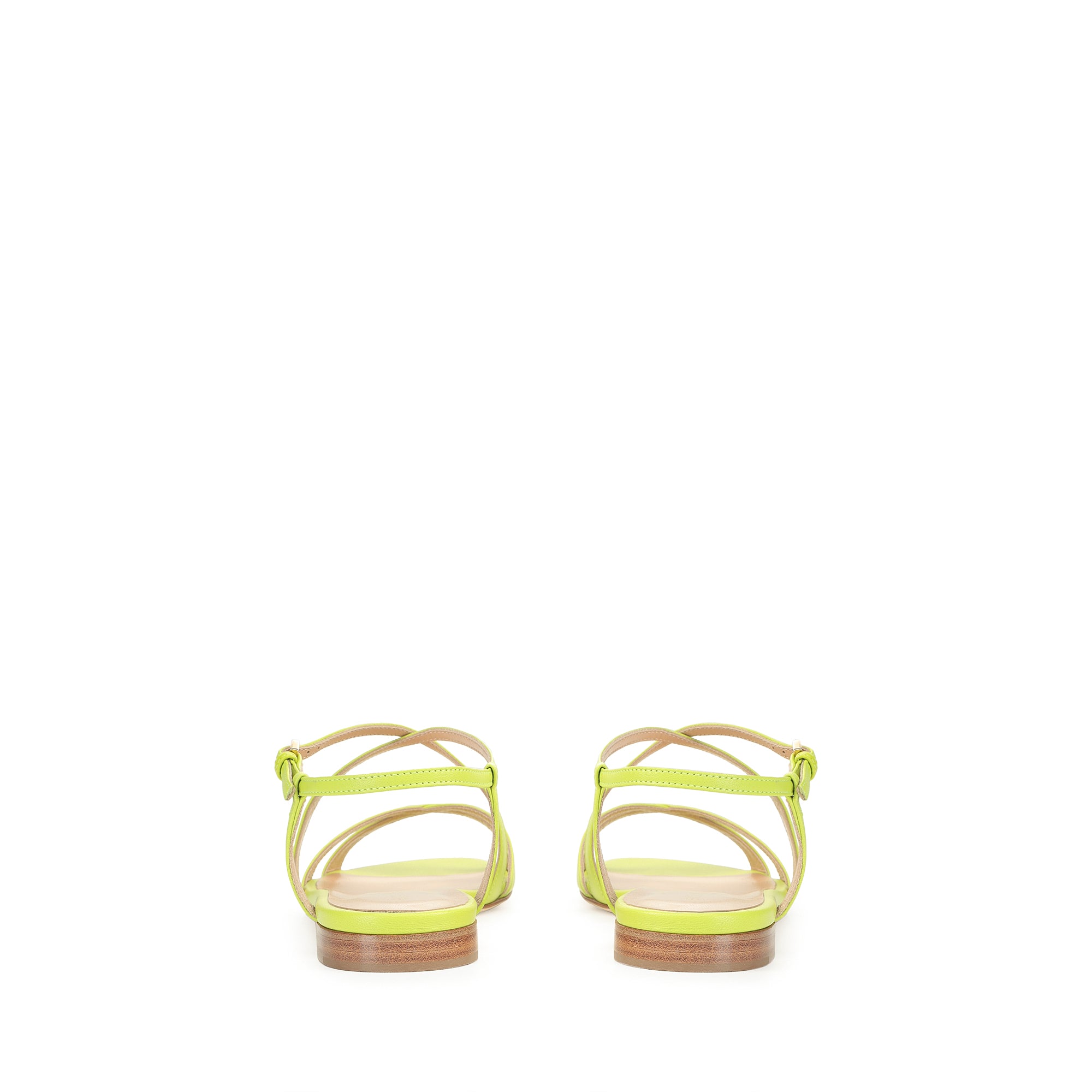 Gruppo A flat sandals - Neon