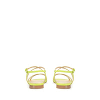 Sandales plates Gruppo en cuir - Neon