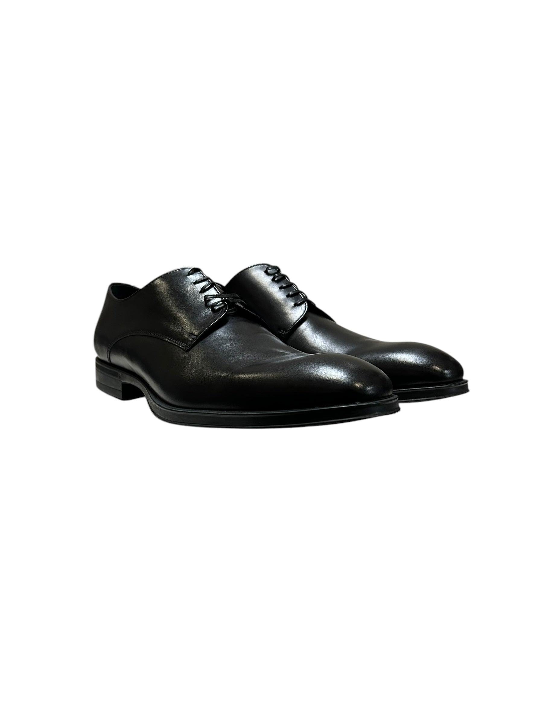 Derbies à lacets en cuir - Nero