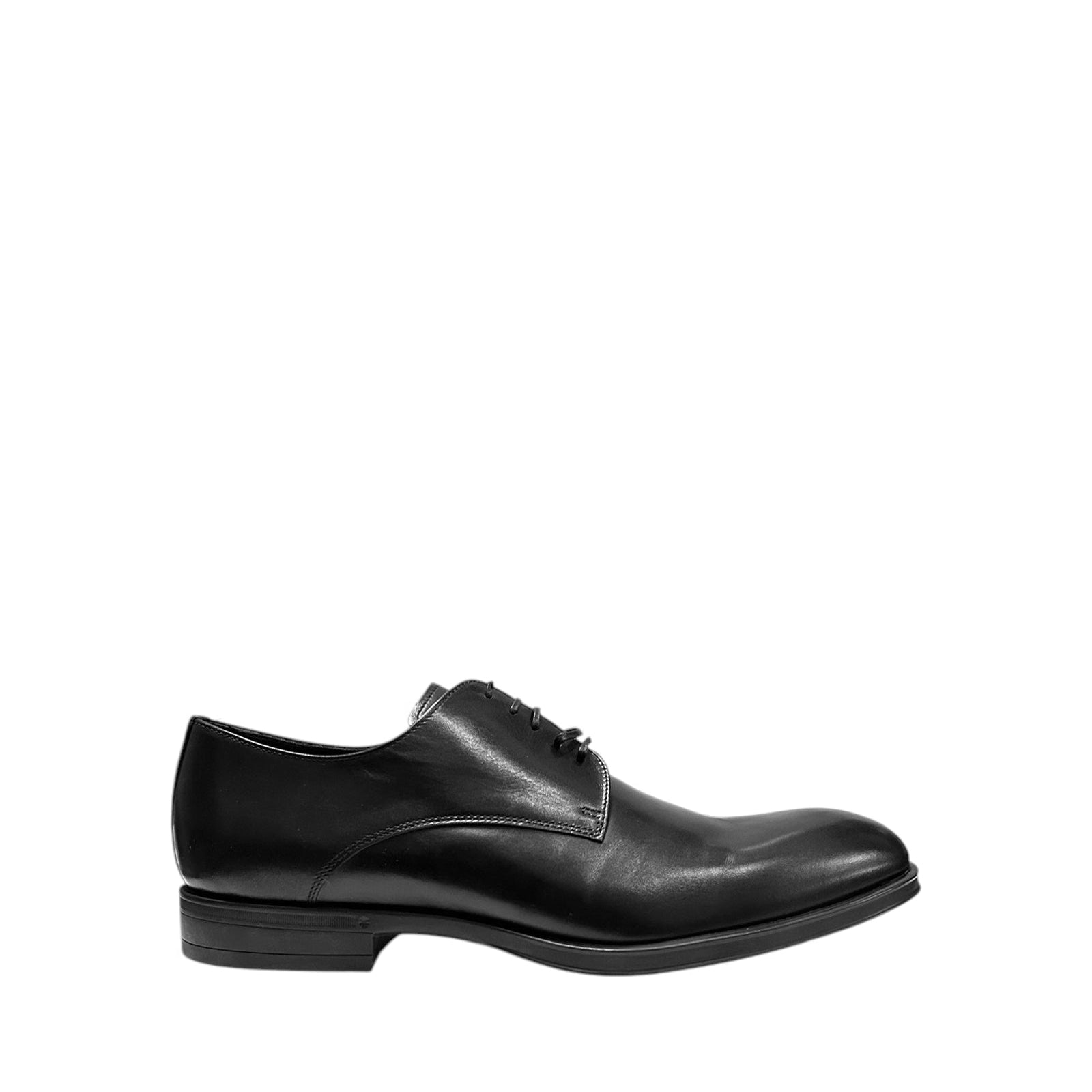 Derbies à lacets en cuir - Nero