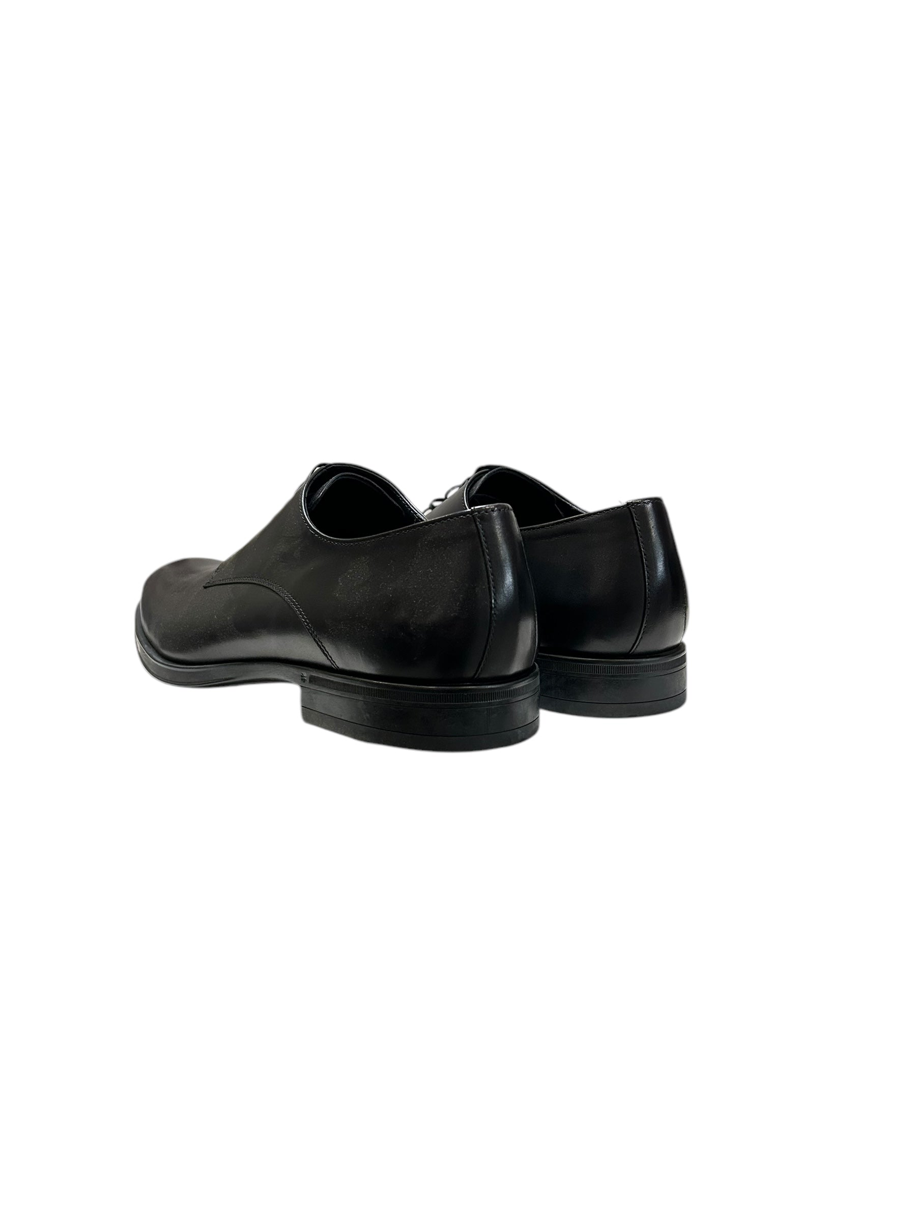 Derbies à lacets en cuir - Nero