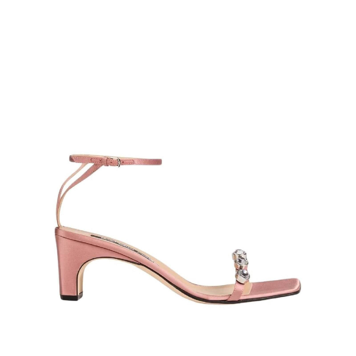 SR1 SOIE EN SATIN + SANDALES EN PIERRES