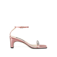 SR1 SANDALES EN CRÊPE EN SATIN + PIETE