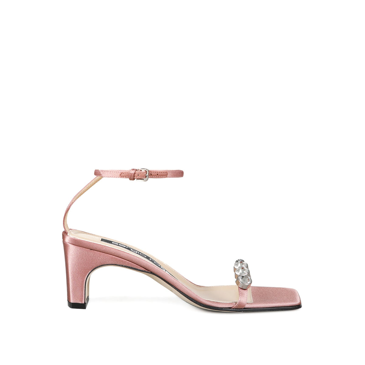 SR1 SANDALES EN CRÊPE EN SATIN + PIETE