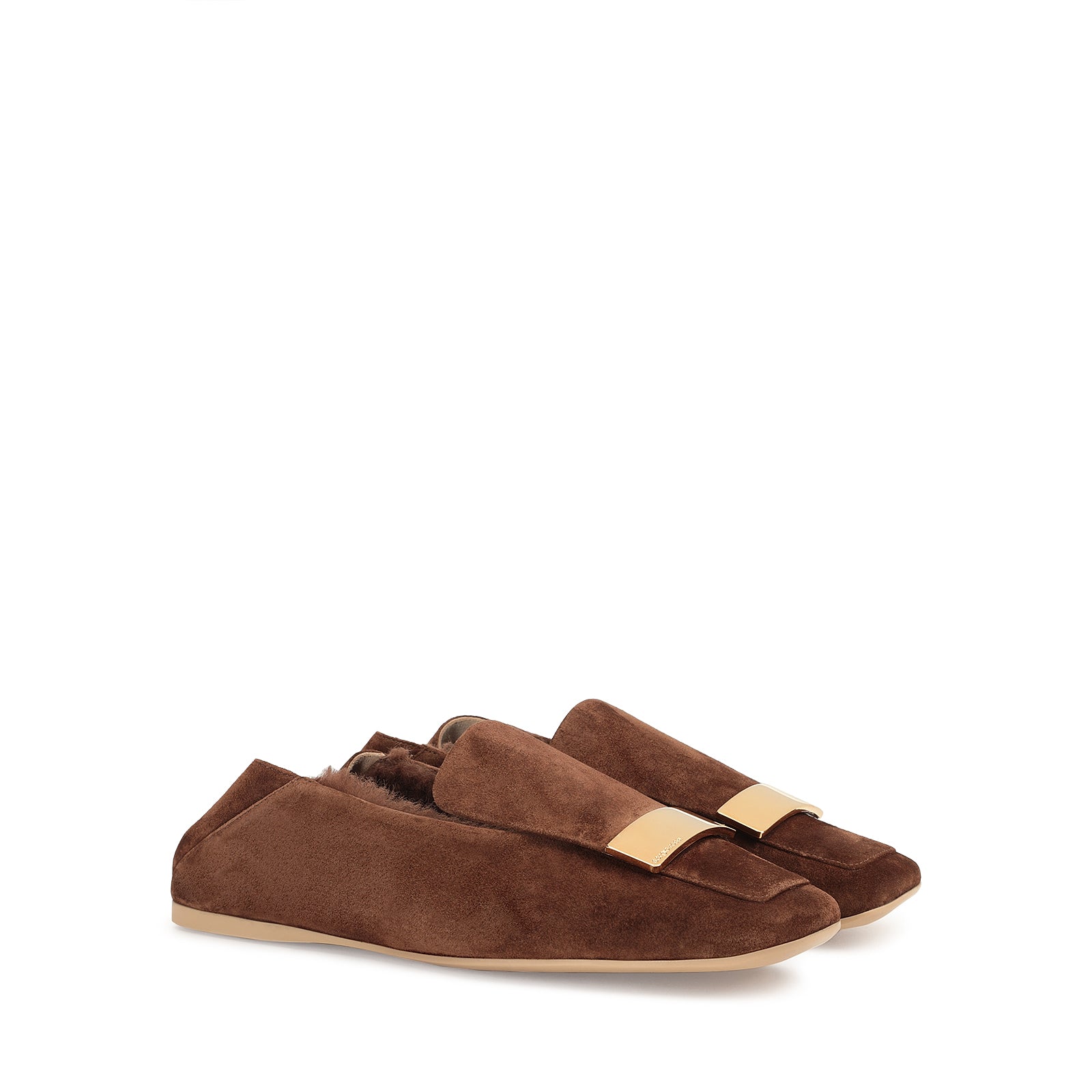 Suede Sr1 loafers - Cocoa