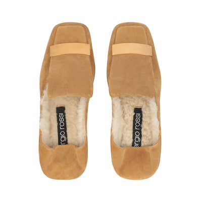 Suede Sr1 loafers - Honey & Panna