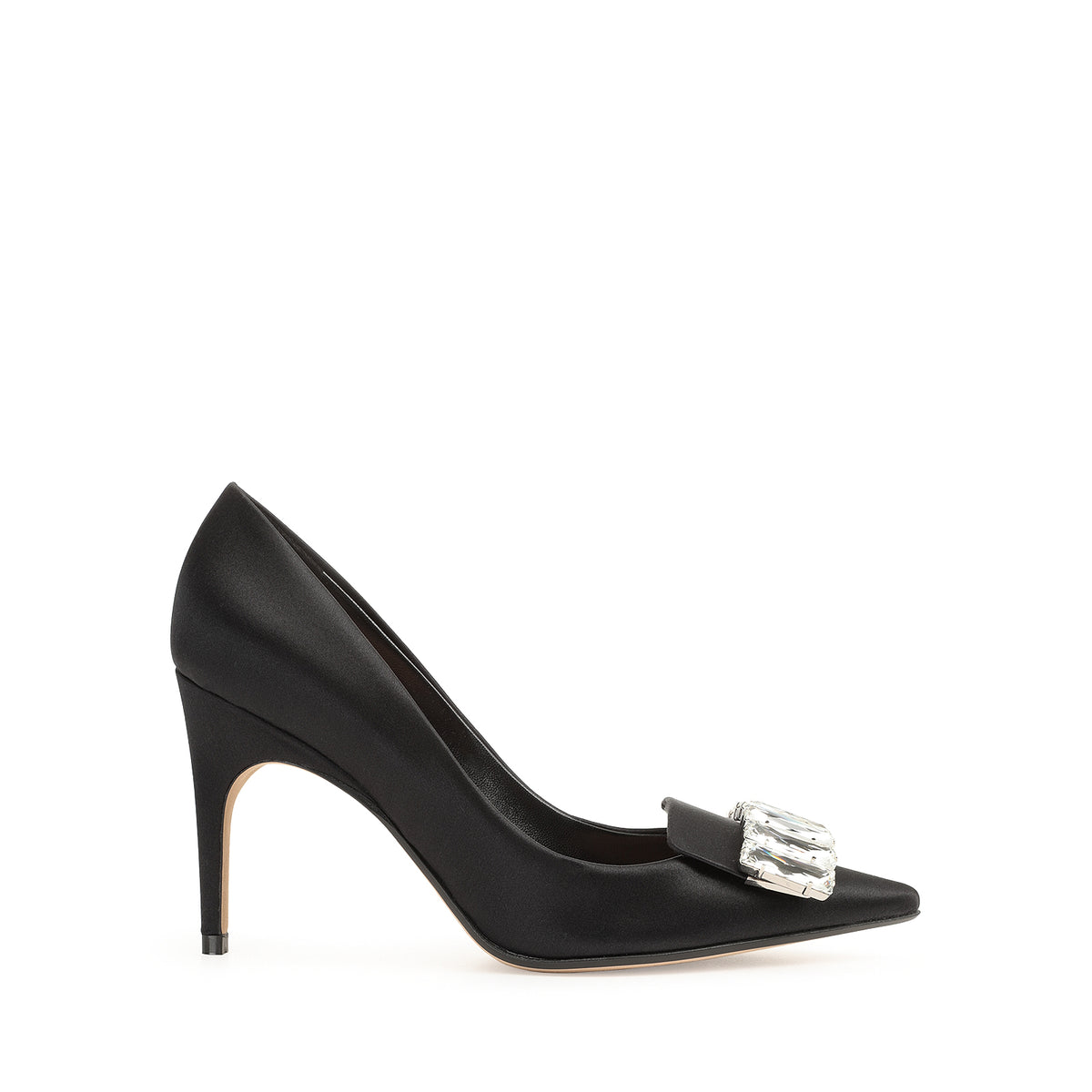 CHAUSSURES EN CRÊPE EN SATIN + PIERRE SR1