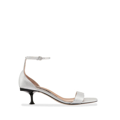 Sr Milano 50 heeled sandals - Argento