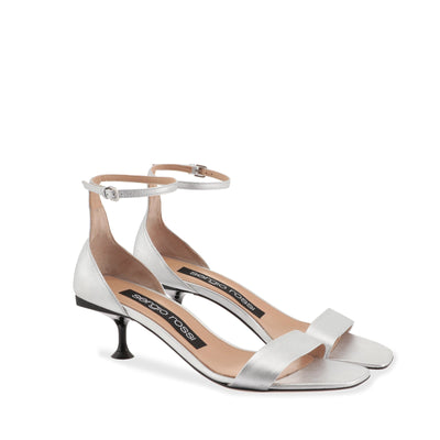 Sr Milano 50 heeled sandals - Argento