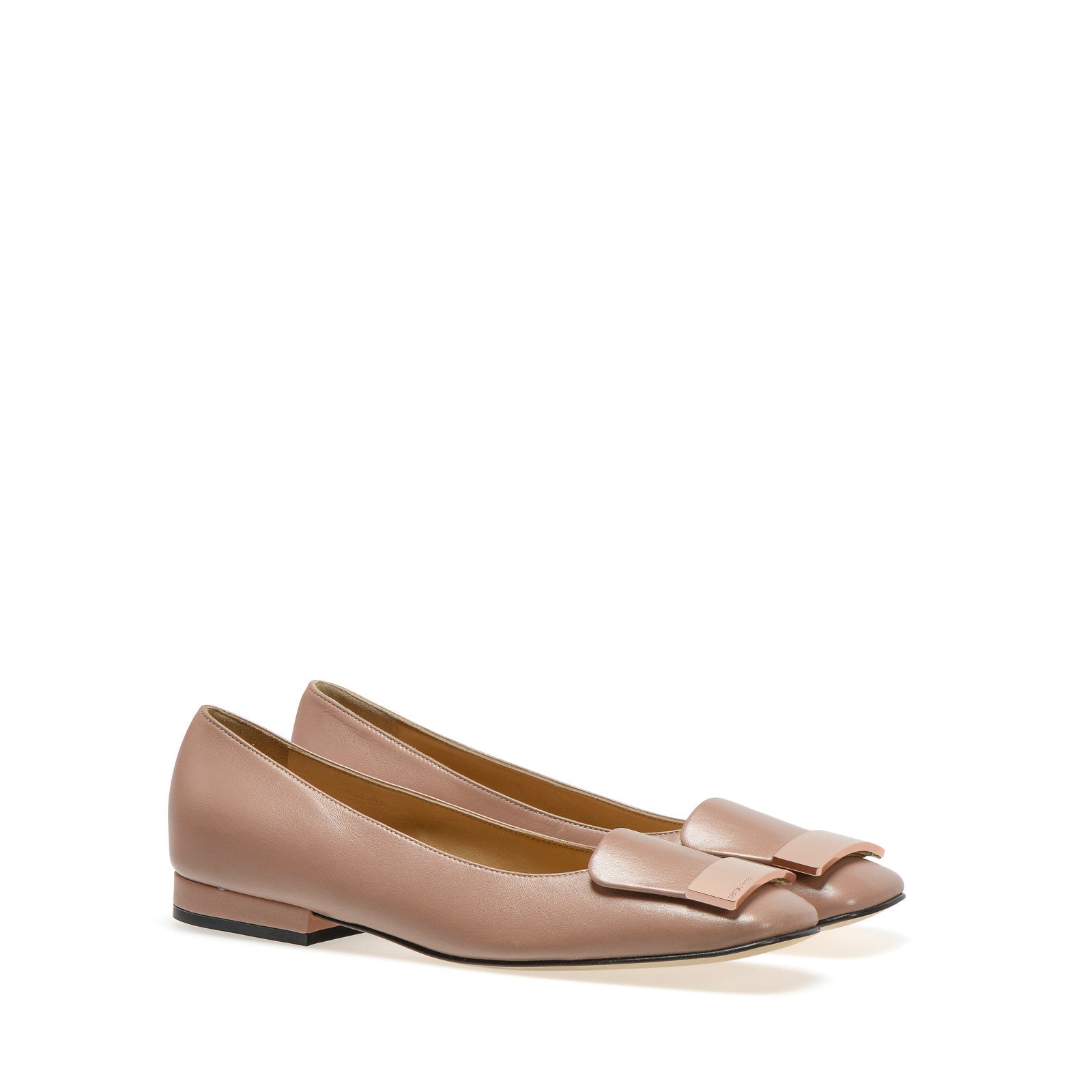 Ballerines Sr1 à languette en cuir - Bright Skin