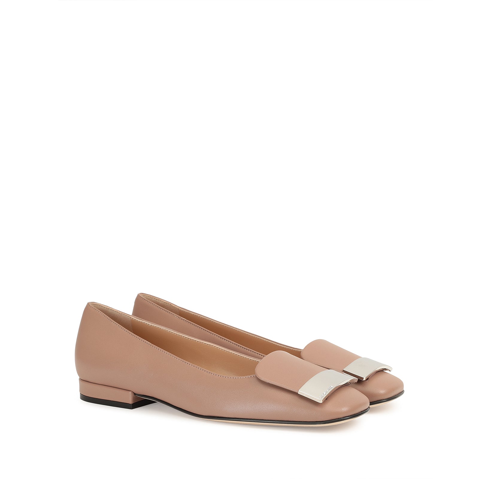 Ballerines Sr1 à languette en cuir - Bright Skin