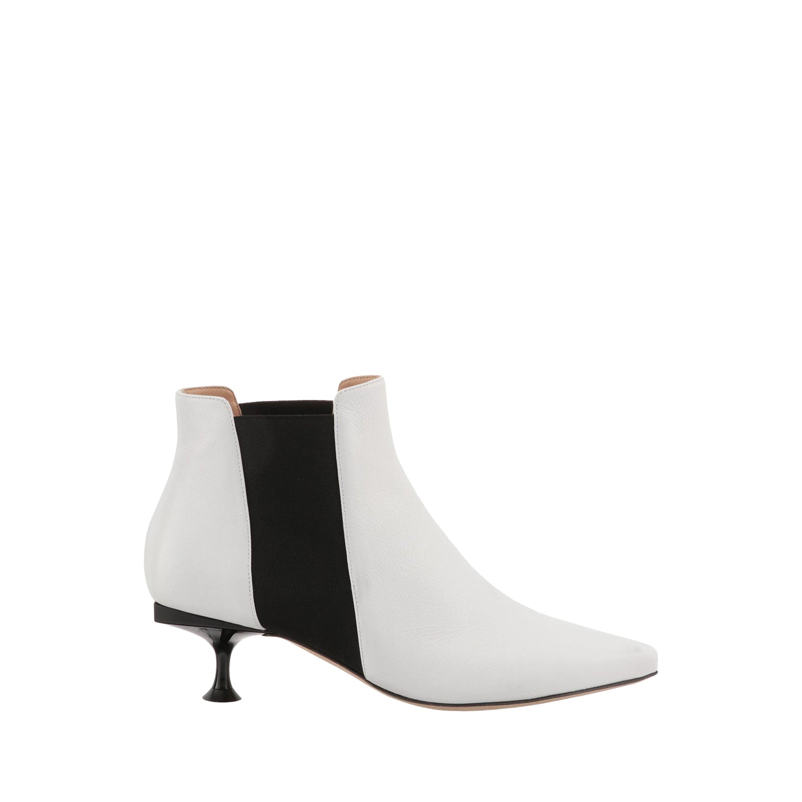 Bottines Sr Milano 50 en cuir - Bianco