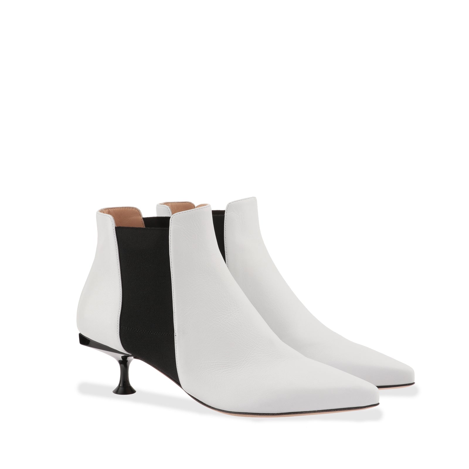 290€   Bottines à talons Sr Milano 50 - Bianco
