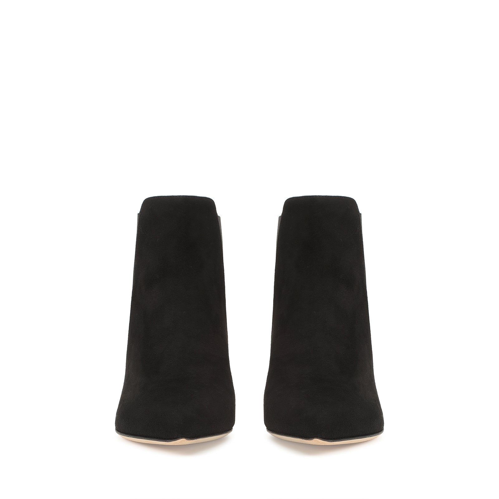 Bottines à talons Sr Milano 75 en daim - Nero