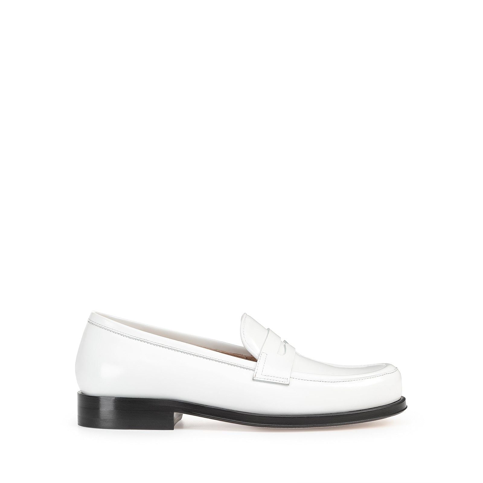 Mocassins Sr College en cuir - Bianco