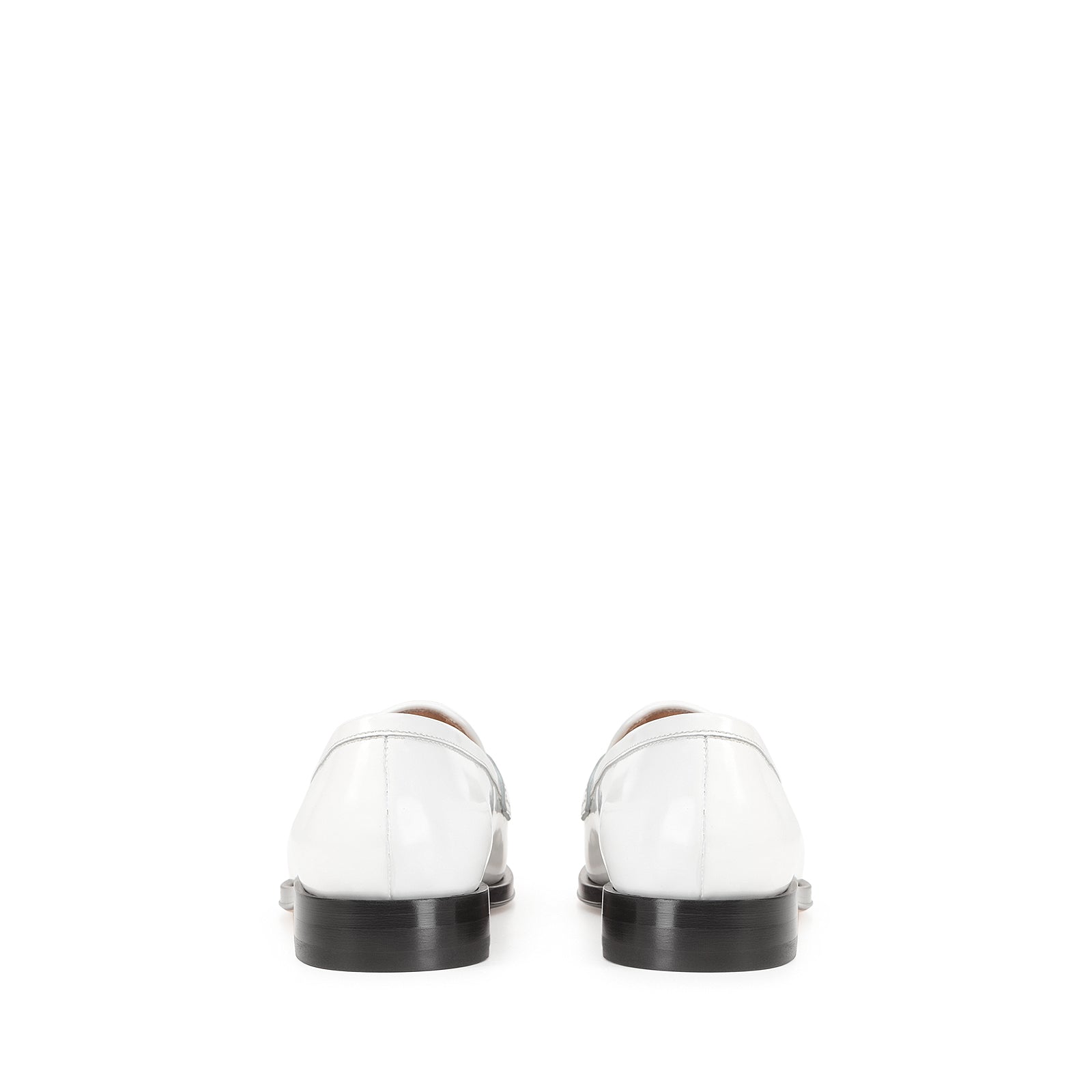 Mocassins Sr College en cuir - Bianco