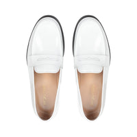 Mocassins Sr College en cuir - Bianco