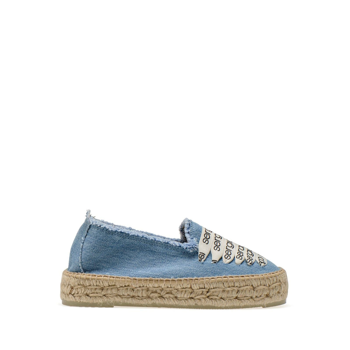 Espadrilles Sergio Rossi x Manebi en denim - Blue