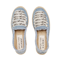 Espadrilles Sergio Rossi x Manebi en denim - Blue