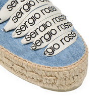 Espadrilles Sergio Rossi x Manebi en denim - Blue