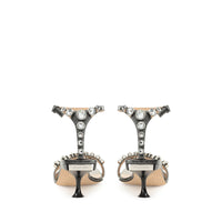 Sandales à brides Sr Milano 50 en cuir - Argento