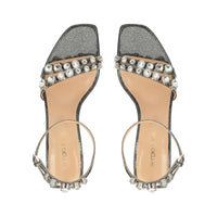 Sandales à brides Sr Milano 50 en cuir - Argento