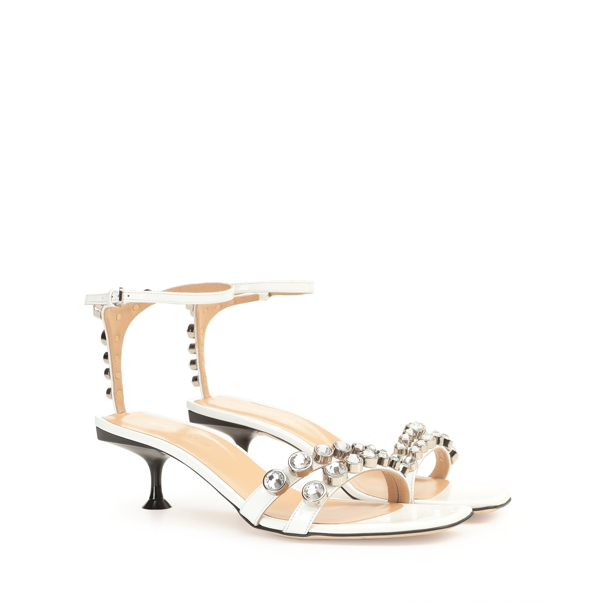 Sandales Sr Milano 50 en cuir - Bianco