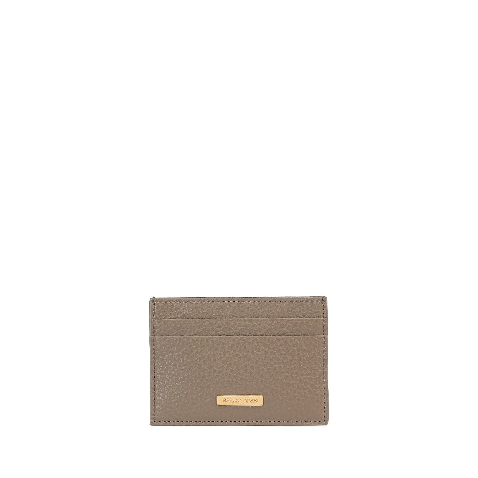 Gruppo A card case - Taupe