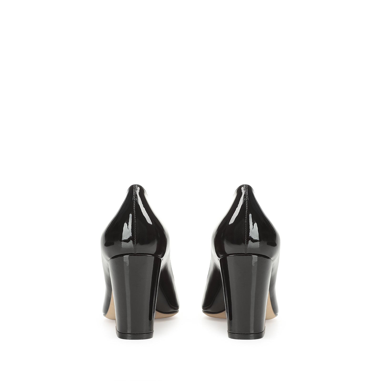 Escarpins Sergio 75 en cuir verni - Nero