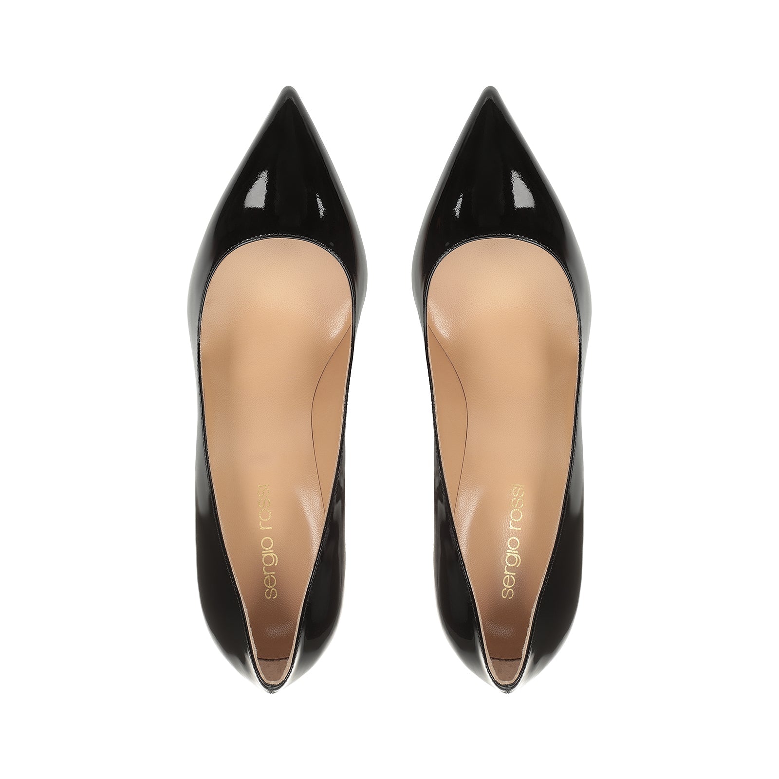 Escarpins Sergio 75 en cuir verni - Nero