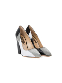 Escarpins à talons pointus 75 en cuir - Nero