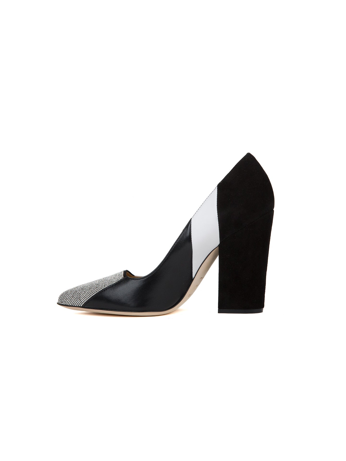 Escarpins à talons pointus 75 en cuir - Nero